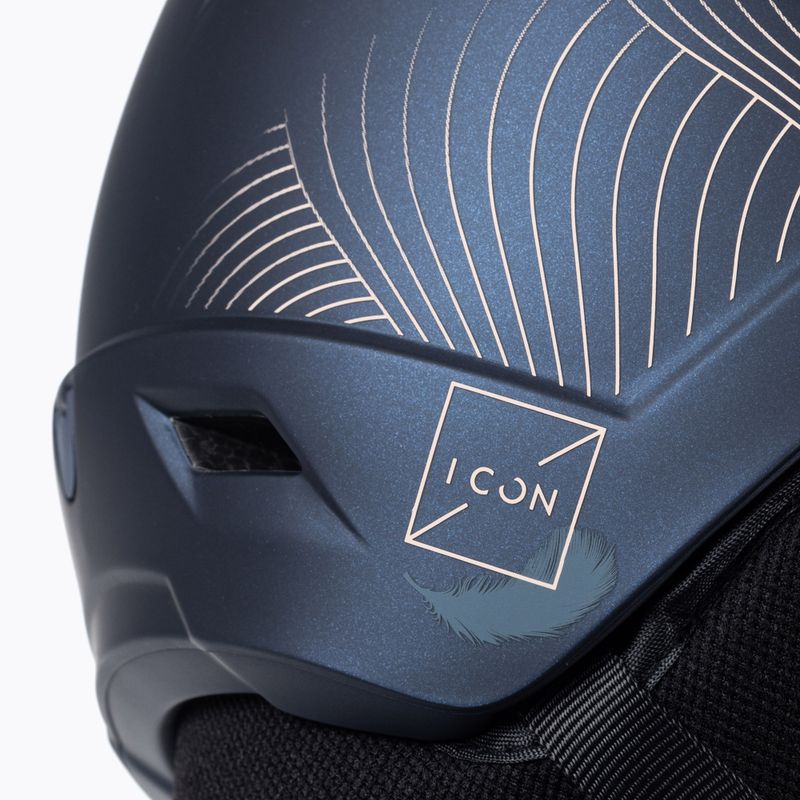 Kask narciarski Salomon Icon LT Visor Photo Sigma W wisteria navy/sky blue 8