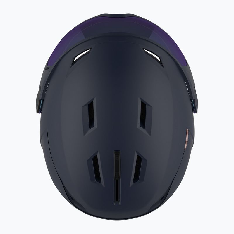 Kask narciarski Salomon Icon LT Visor Photo Sigma W wisteria navy/sky blue 13