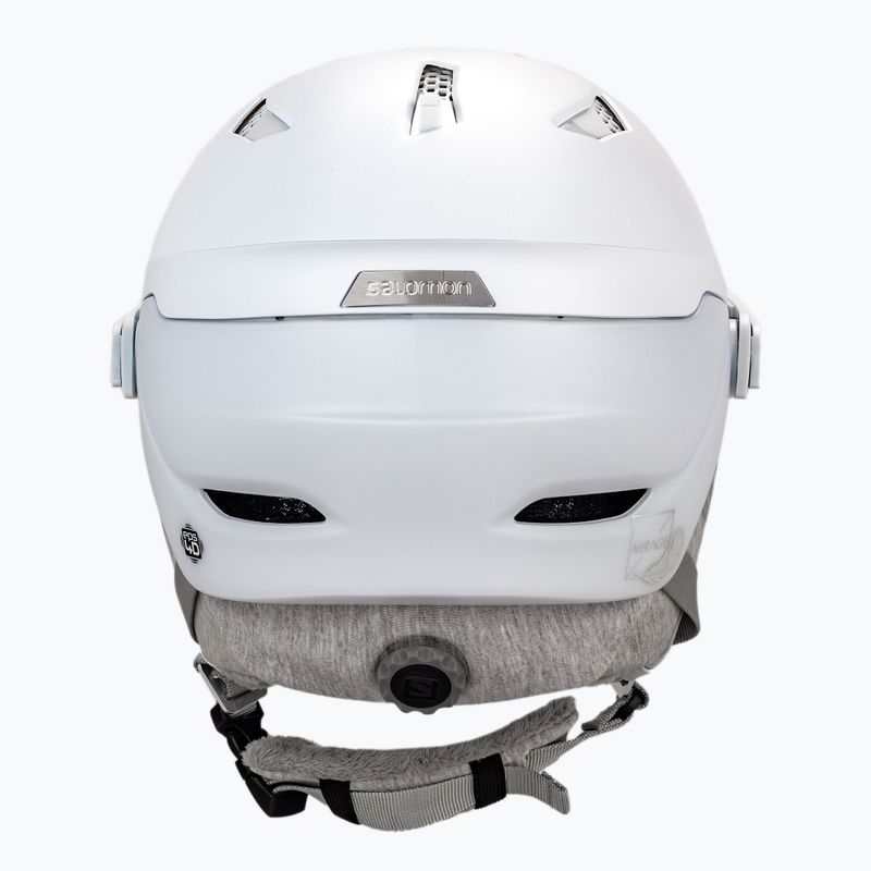 Kask narciarski Salomon Mirage white ruby 3