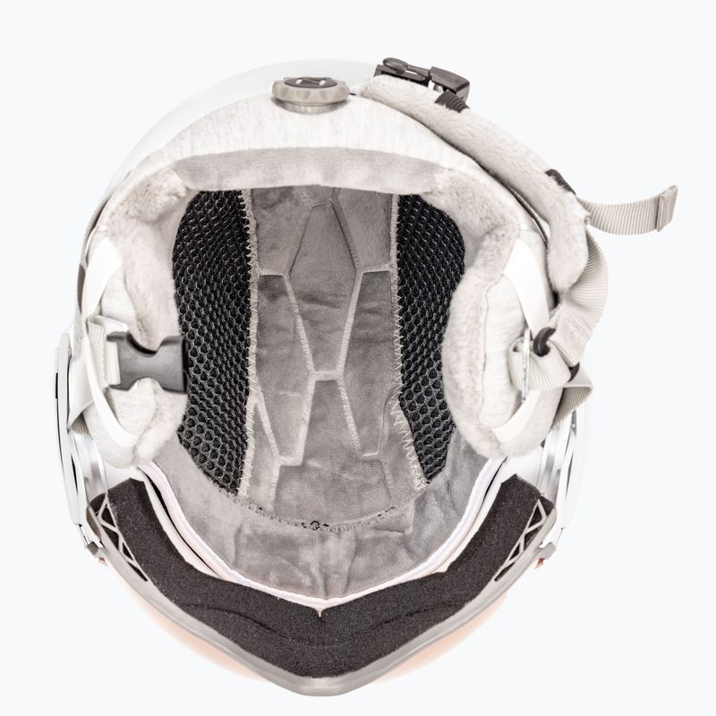 Kask narciarski Salomon Mirage white ruby 5