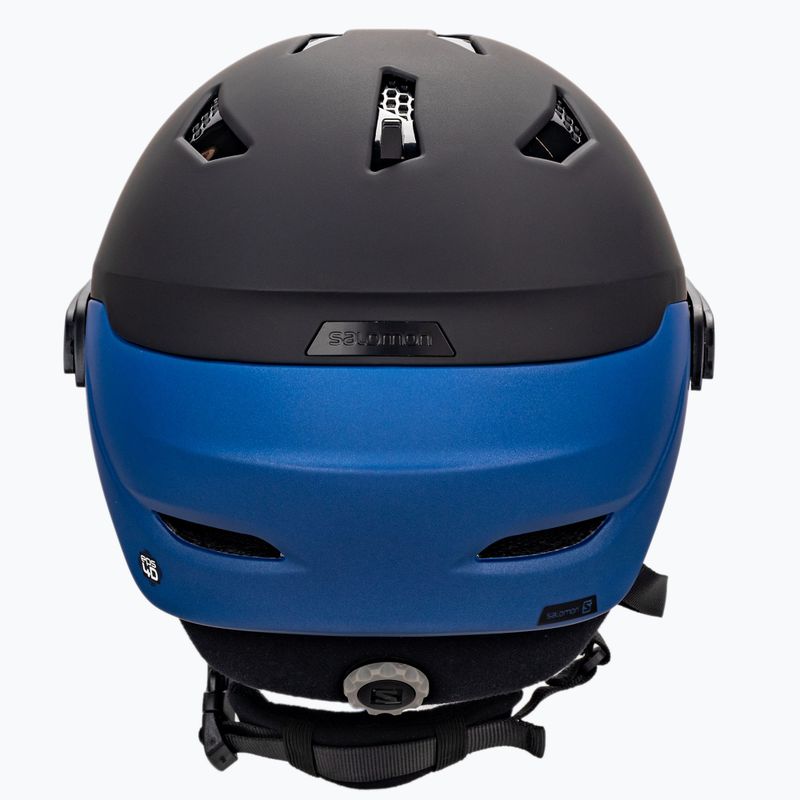 Kask narciarski Salomon Driver black estate/blue solar 3