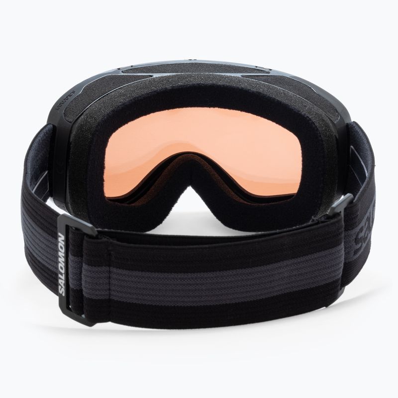 Gogle narciarskie Salomon Sense black flash orange 3