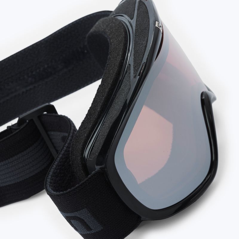 Gogle narciarskie Salomon Sense black flash orange 5