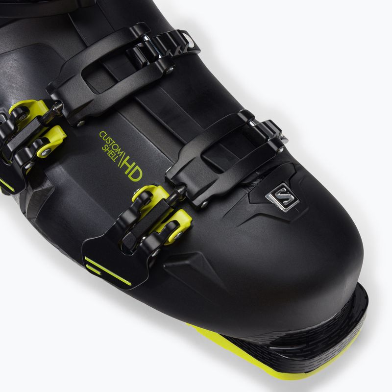 Buty narciarskie męskie Salomon S/Pro 110 GW black/acid green/dark silver metalic 7