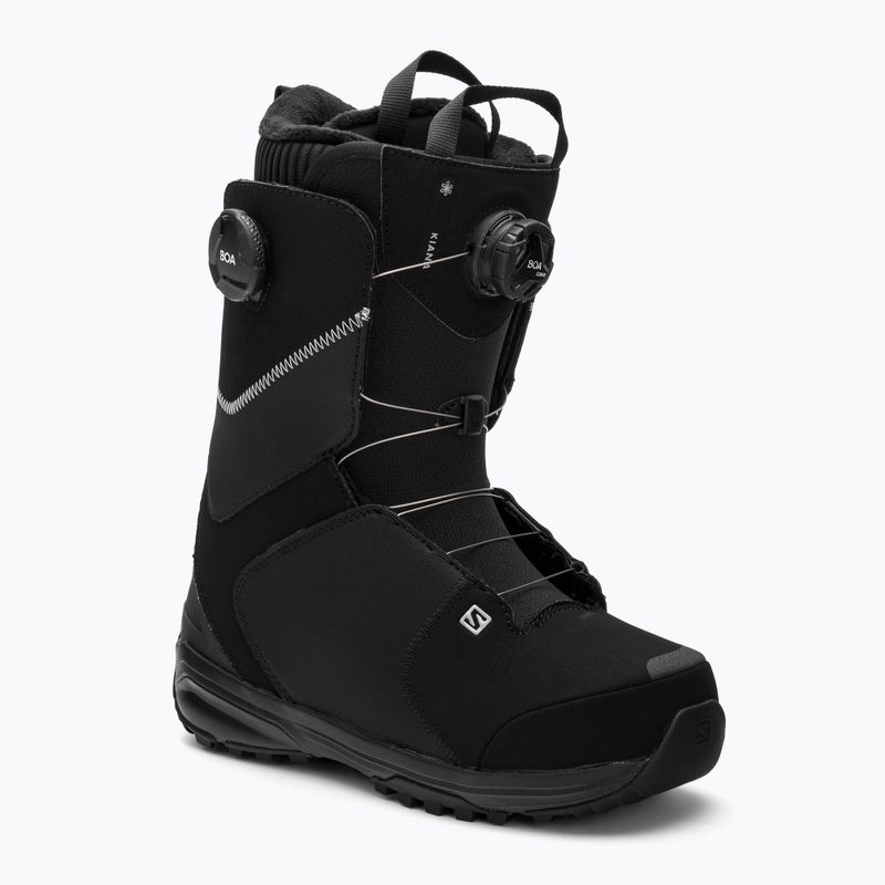 Buty snowboardowe damskie Salomon Kiana Dual Boa W black/black/silver