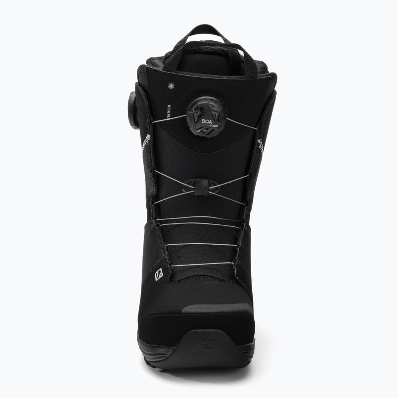 Buty snowboardowe damskie Salomon Kiana Dual Boa W black/black/silver 3