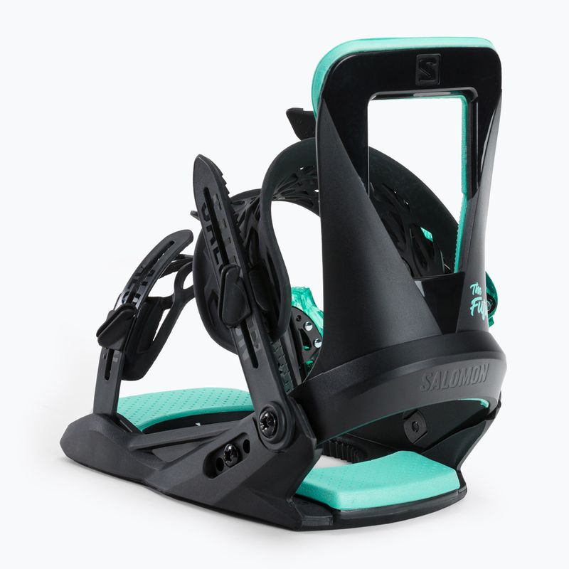Wiązania snowboardowe dziecięce Salomon The Future black/mint 4