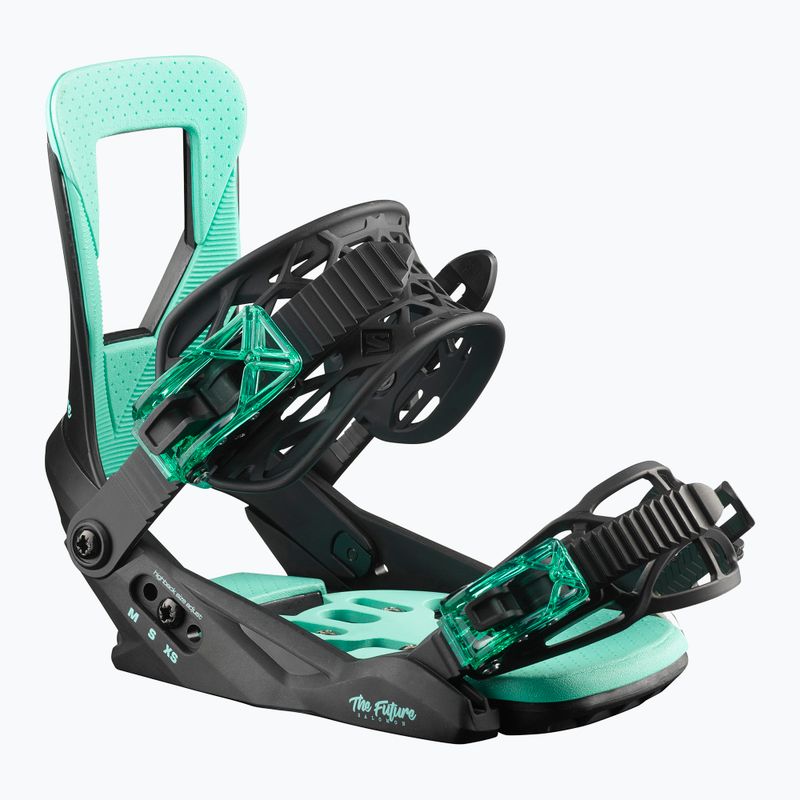 Wiązania snowboardowe dziecięce Salomon The Future black/mint 5