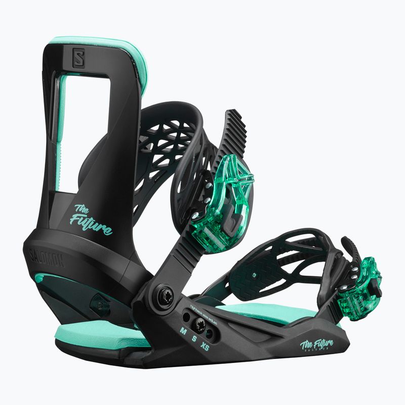 Wiązania snowboardowe dziecięce Salomon The Future black/mint 6