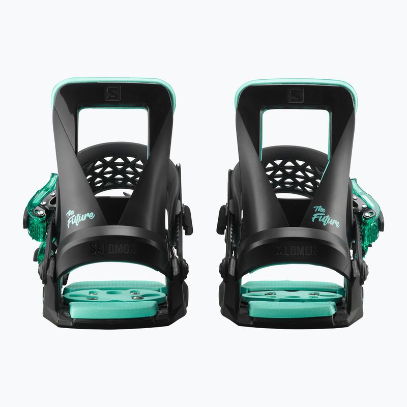 Wiązania snowboardowe dziecięce Salomon The Future black/mint 7
