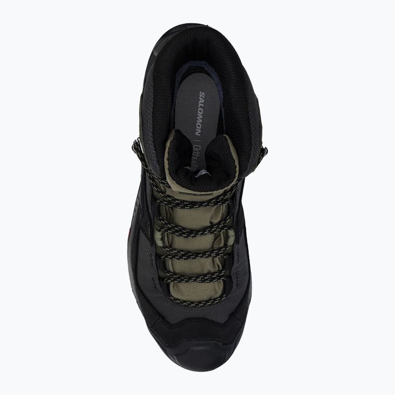 Buty trekkingowe męskie Salomon Quest Element GTX black/deep lichen green/olive night 6