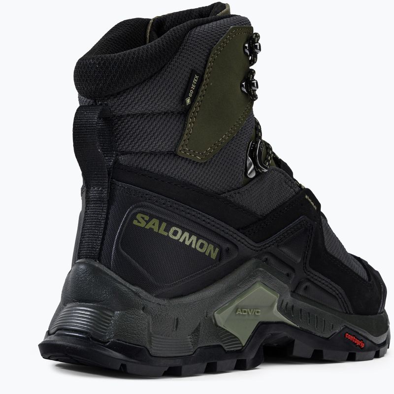 Buty trekkingowe męskie Salomon Quest Element GTX black/deep lichen green/olive night 8