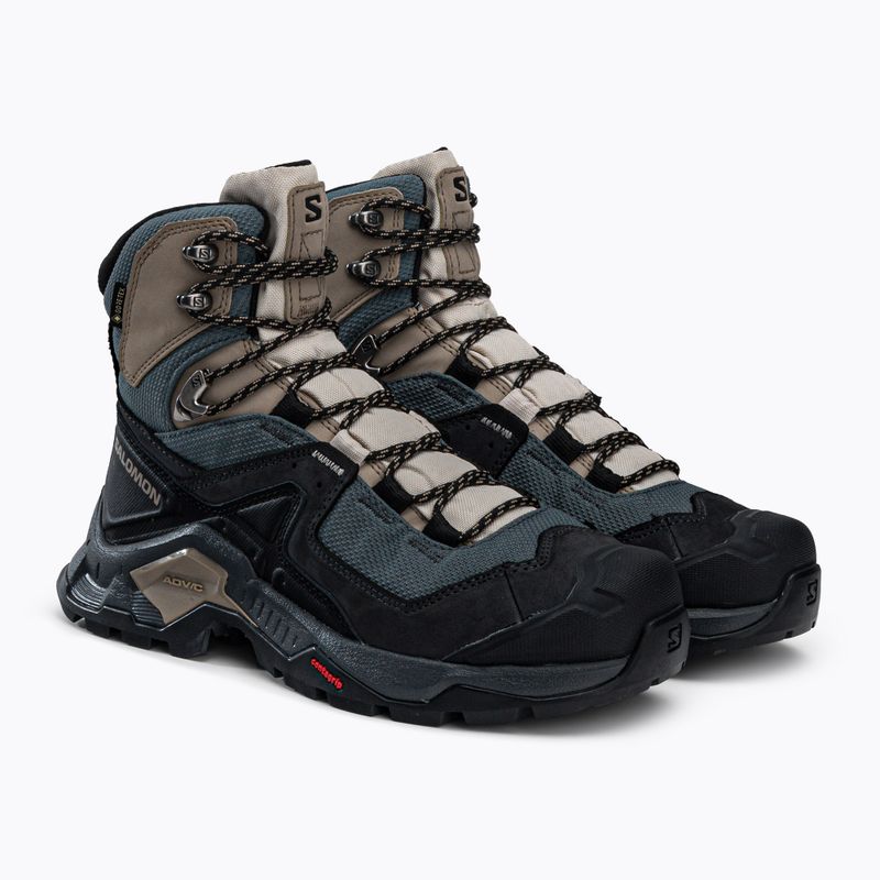 Buty trekkingowe damskie Salomon Quest Element GTX ebony/rainy day/stormy weather 4