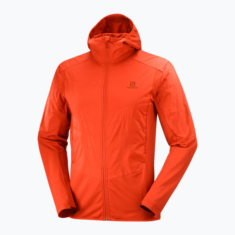 Kurtka hybrydowa męska Salomon Outline AS Hybrid Mid fiery red/fiery