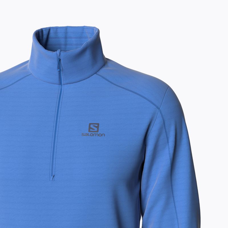 Bluza trekkingowa męska Salomon Outrack HZ Mid nautical blue 6