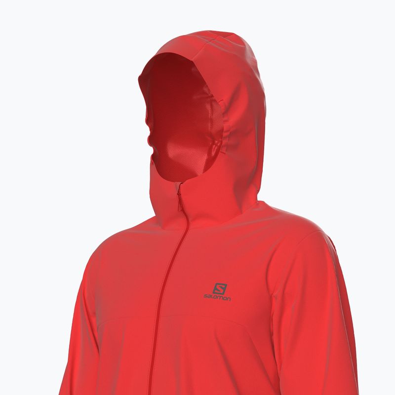 Kurtka przeciwdeszczowa męska Salomon Essential WP 2.5L fiery red 5
