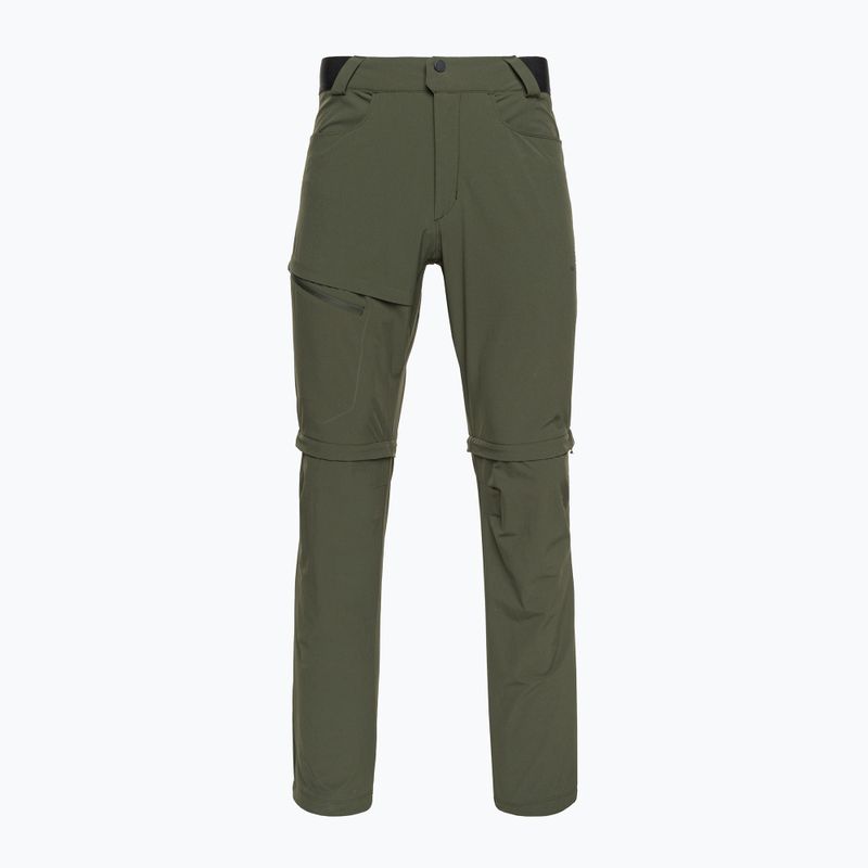 Spodnie trekkingowe męskie Salomon Wayfarer Zip Off forest 3