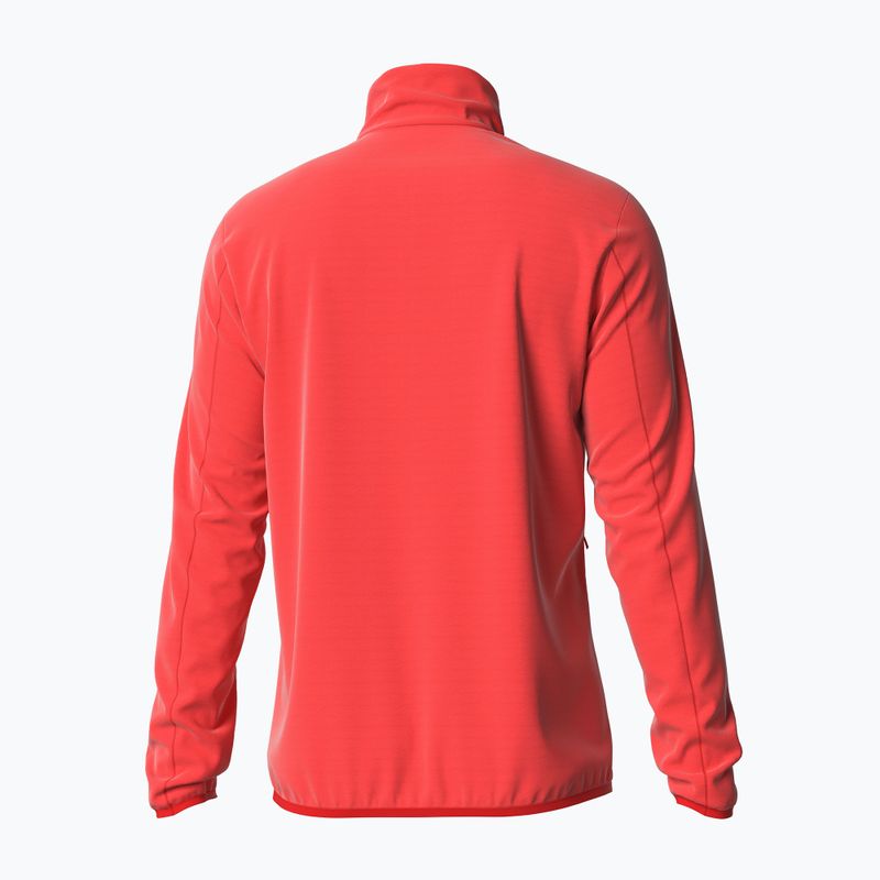 Bluza trekkingowa męska Salomon Outrack Full Zip Mid fiery red 3