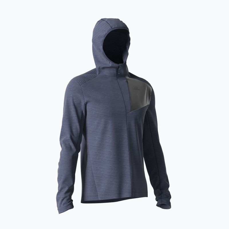 Bluza trekkingowa męska Salomon Outline FZ Hoodie mood indigo 5