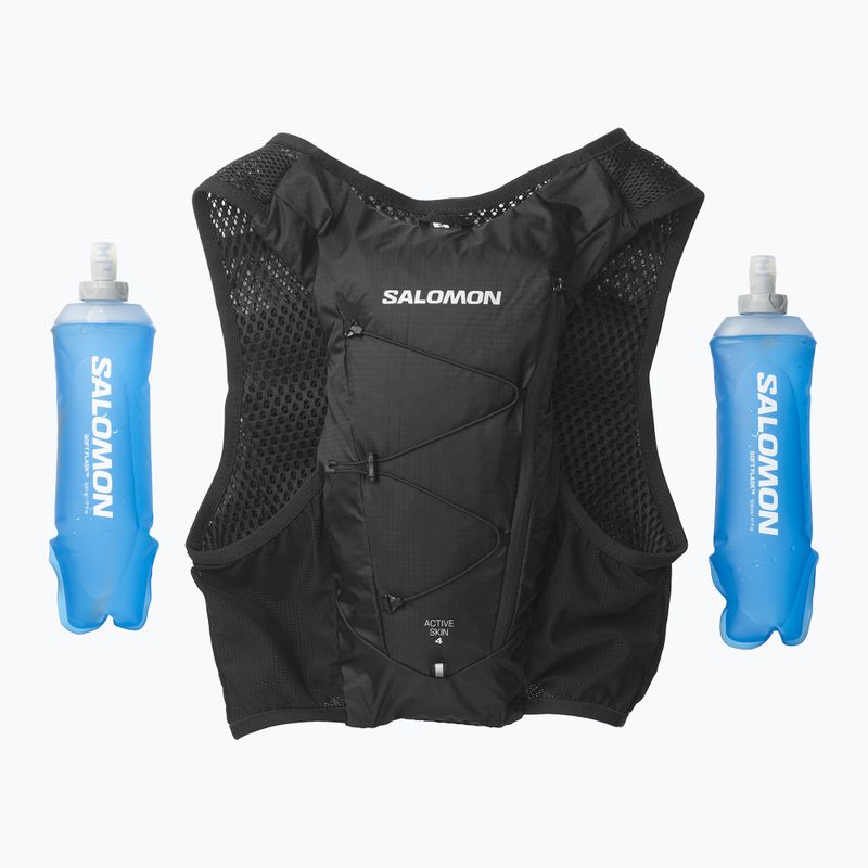 Kamizelka do biegania Salomon Active Skin 4 Set black 3