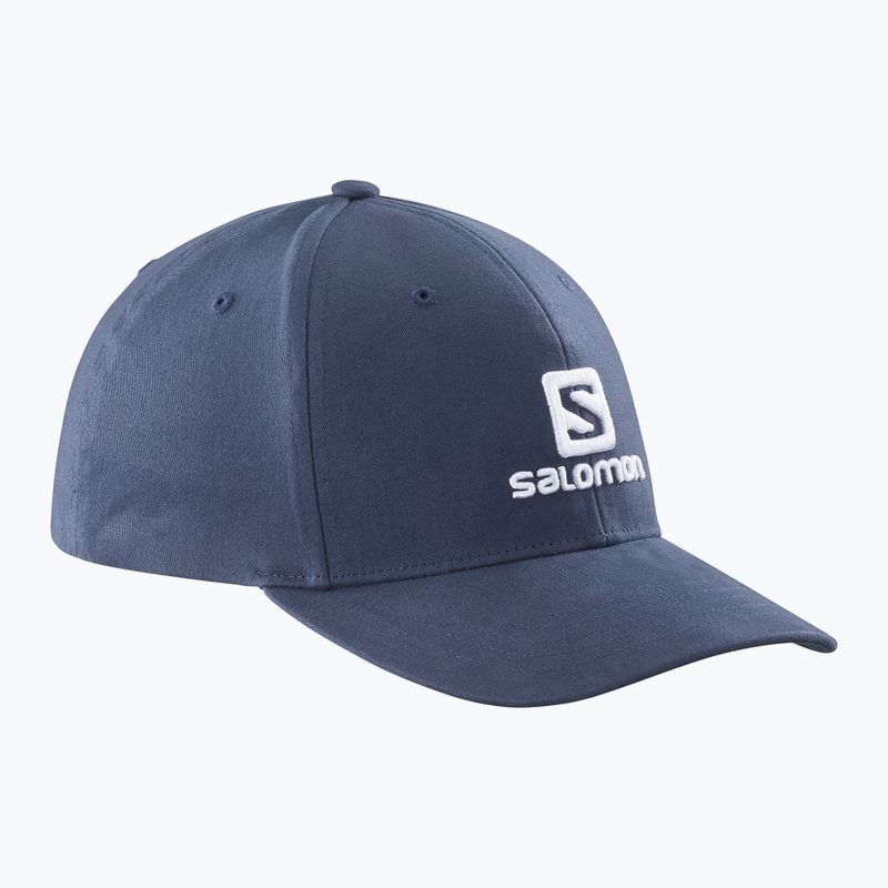 Czapka z daszkiem Salomon Logo Mood indigo 6