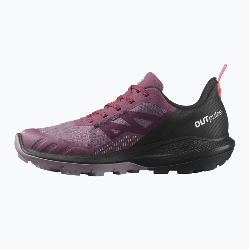 Buty tuystyczne  damskie Salomon Outpulse GTX tulipwood/black/pord 11