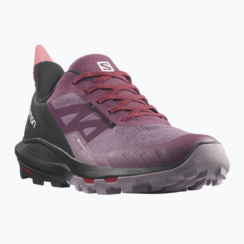 Buty tuystyczne  damskie Salomon Outpulse GTX tulipwood/black/pord 12