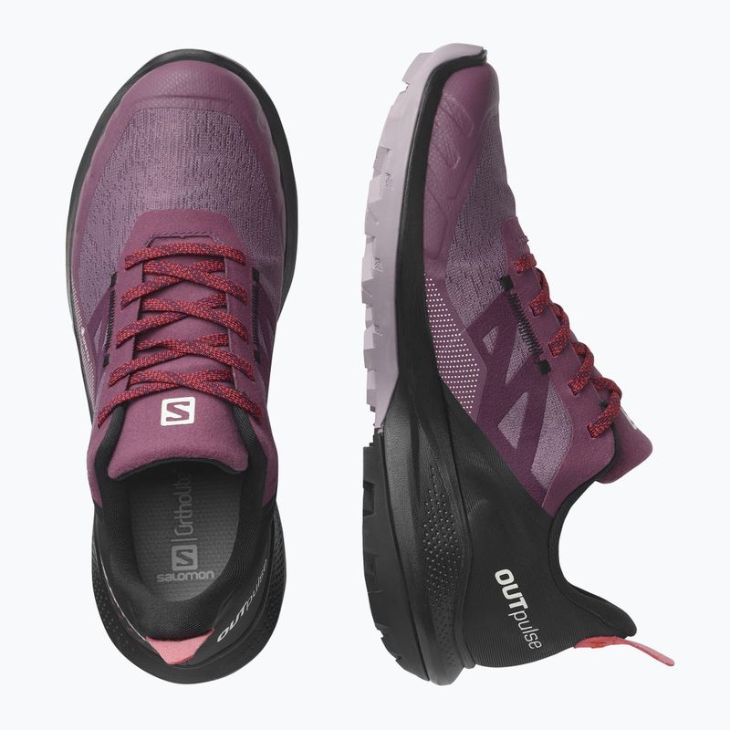 Buty tuystyczne  damskie Salomon Outpulse GTX tulipwood/black/pord 14