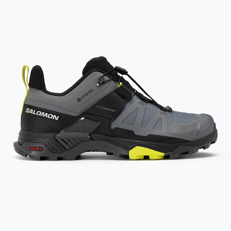 Buty trekkingowe męskie Salomon X Ultra 4 GTX quiet shade/black/evening primrose 2