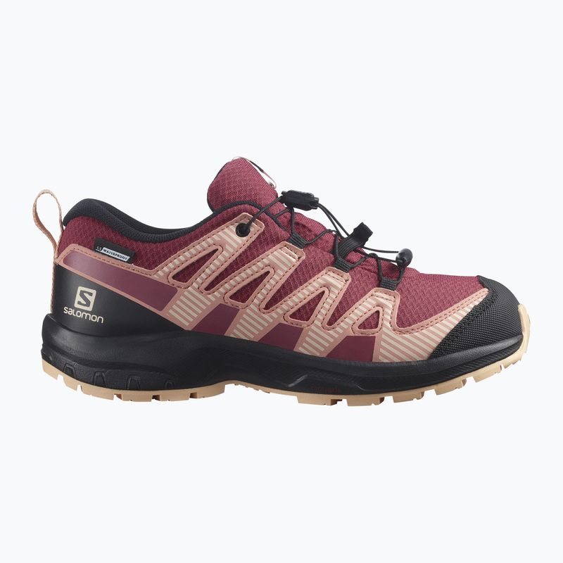 Buty trekkingowe dziecięce Salomon XA Pro V8 CSWP earth/black/almond 12