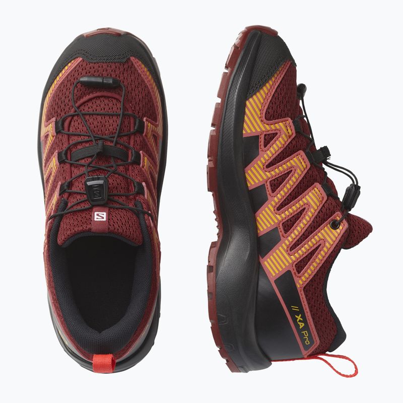 Buty do biegania dziecięce Salomon XA Pro V8 dahlia/black/pord 14