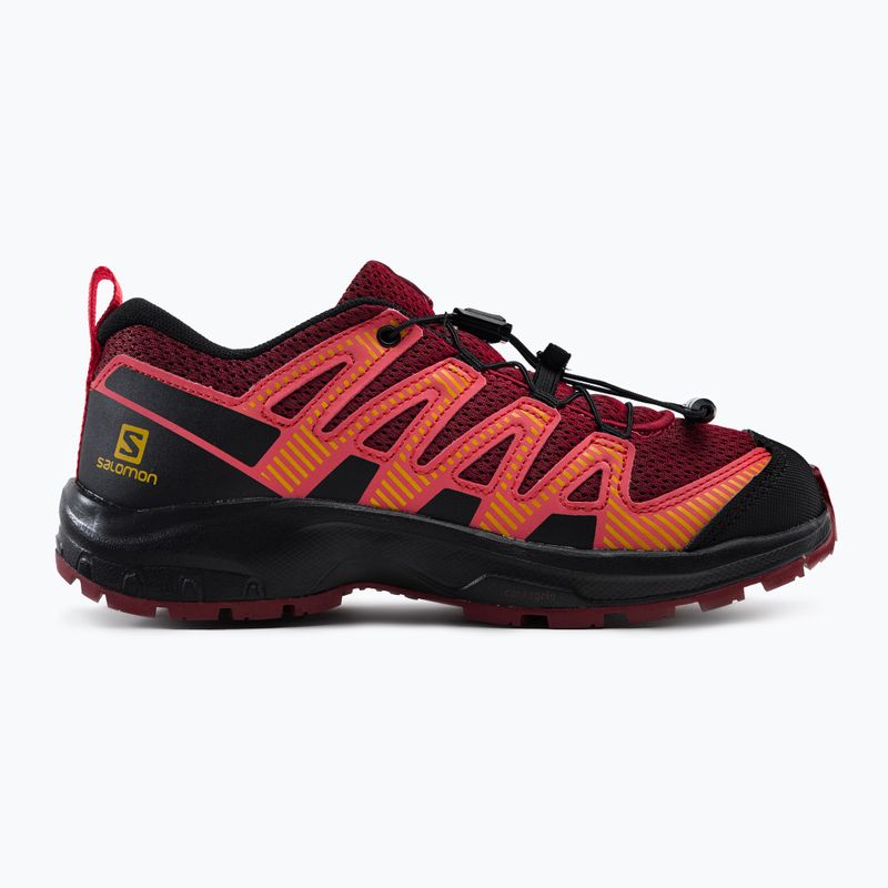 Buty do biegania dziecięce Salomon XA Pro V8 dahlia/black/pord 2