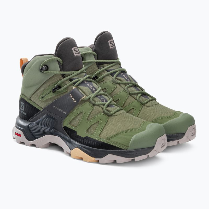 Buty trekkingowe damskie Salomon X Ultra 4 MID GTX oilgreen/magenta/almound 4