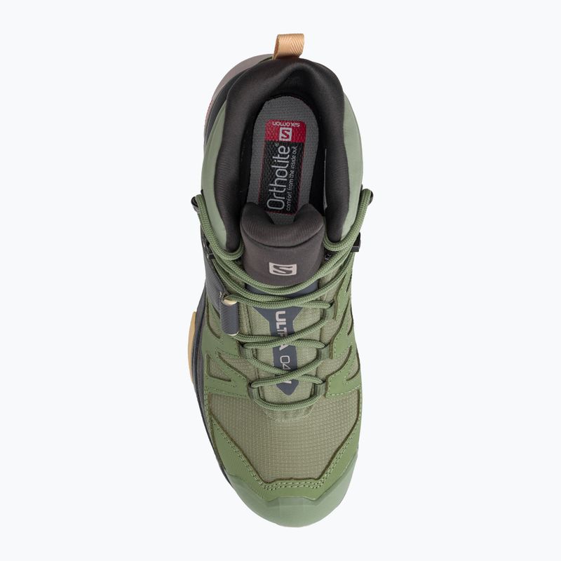 Buty trekkingowe damskie Salomon X Ultra 4 MID GTX oilgreen/magenta/almound 6