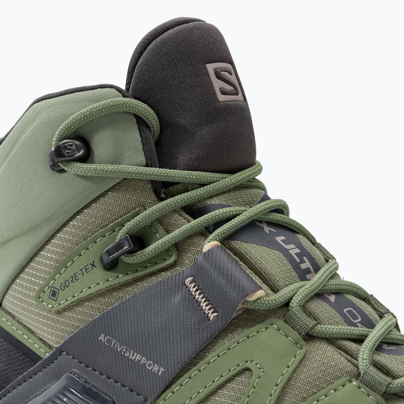 Buty trekkingowe damskie Salomon X Ultra 4 MID GTX oilgreen/magenta/almound 9