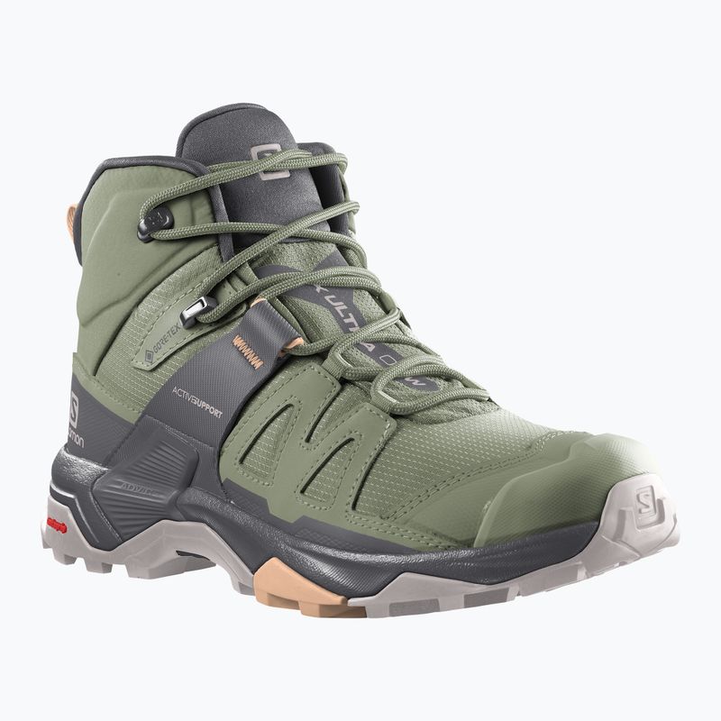Buty trekkingowe damskie Salomon X Ultra 4 MID GTX oilgreen/magenta/almound 11