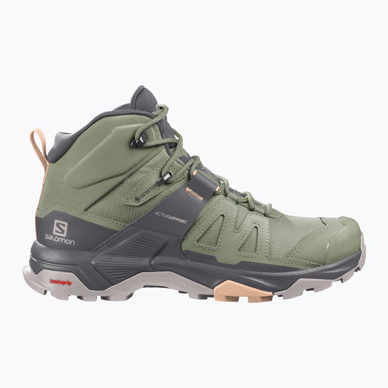 Buty trekkingowe damskie Salomon X Ultra 4 MID GTX oilgreen/magenta/almound 12