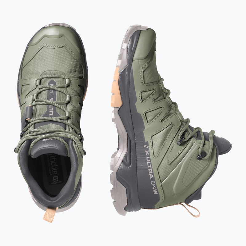 Buty trekkingowe damskie Salomon X Ultra 4 MID GTX oilgreen/magenta/almound 15