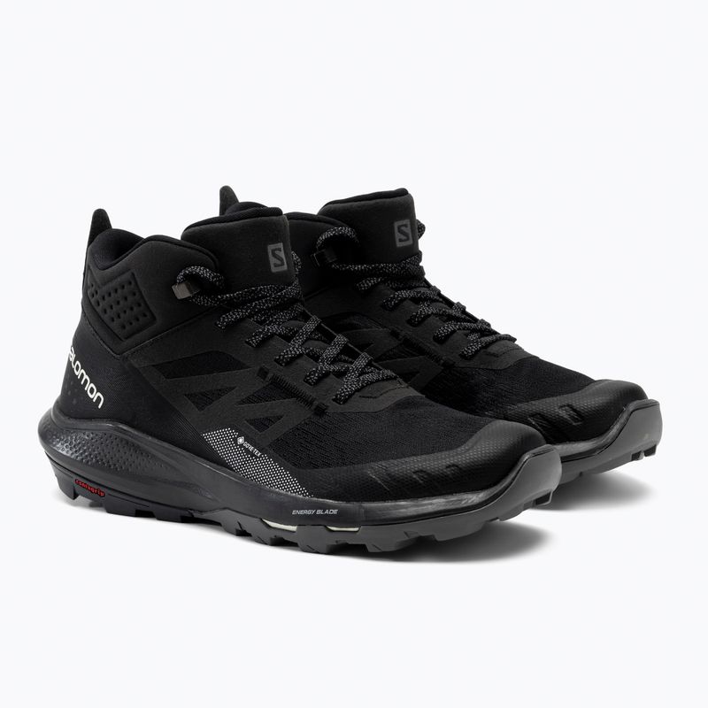 Buty tuystyczne męskie Salomon Outpulse Mid GTX black/ebony/vanila 5