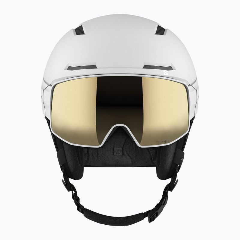 Kask narciarski Salomon Driver Pro Sigma white/black bronze 14