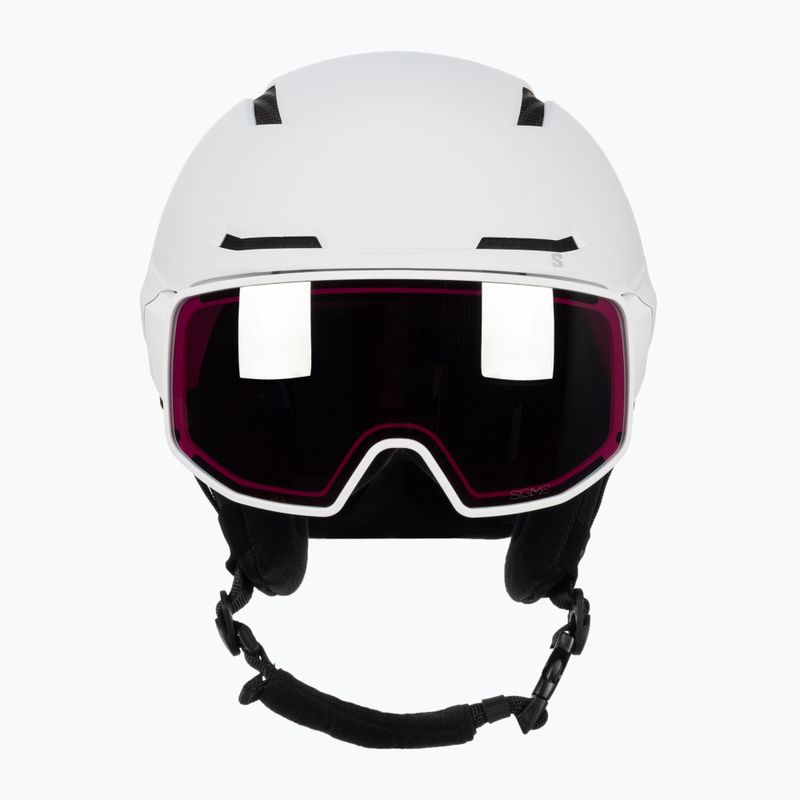 Kask narciarski Salomon Driver Pro Sigma white/black bronze 2