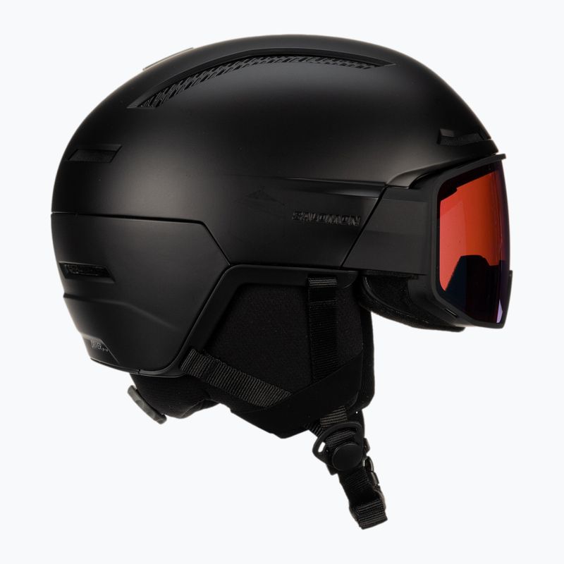 Kask narciarski Salomon Driver Pro Sigma black/emerald 4