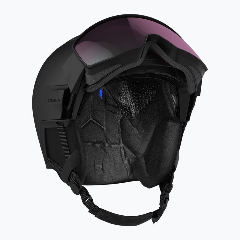 Kask narciarski Salomon Driver Pro Sigma black/emerald 13