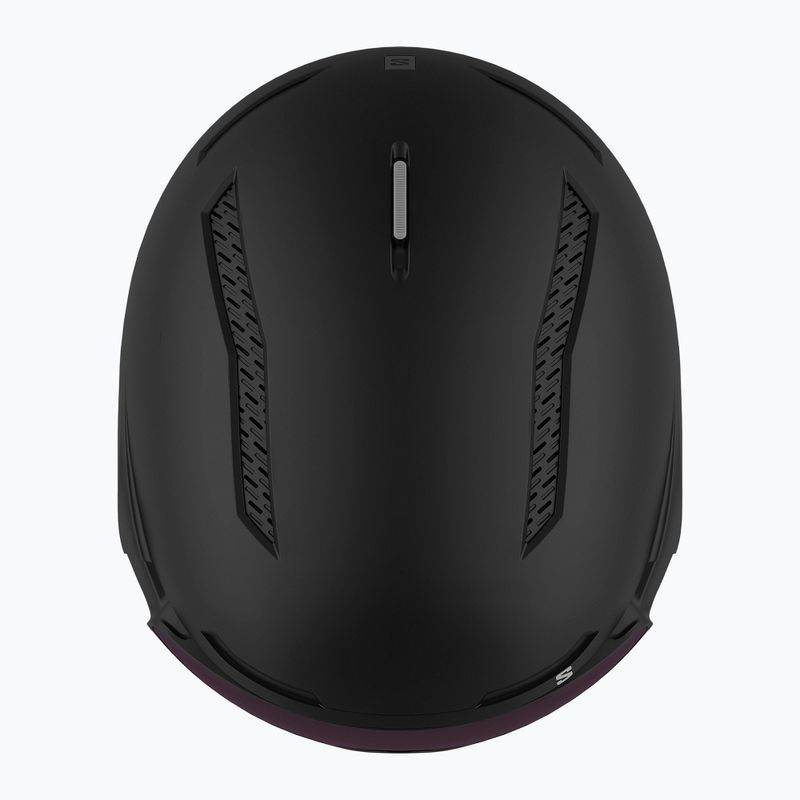 Kask narciarski Salomon Driver Pro Sigma black/emerald 15