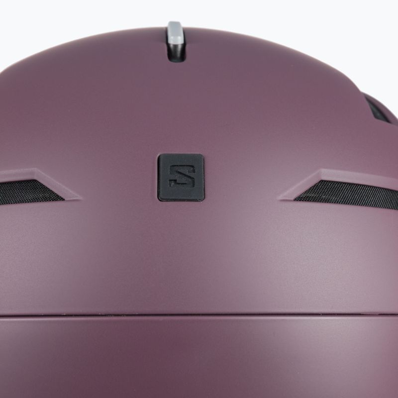 Kask narciarski Salomon Driver Pro Sigma wine tasting/silver pink 7