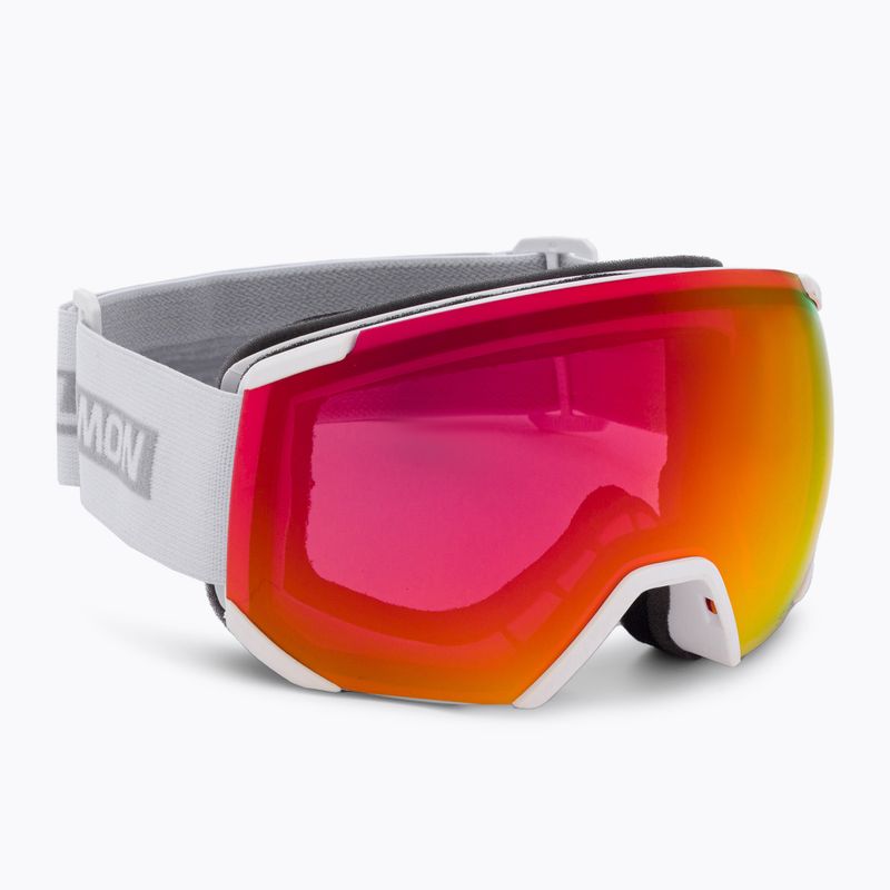 Gogle narciarskie Salomon Radium white/sigma poppy red