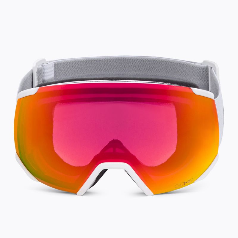 Gogle narciarskie Salomon Radium white/sigma poppy red 2