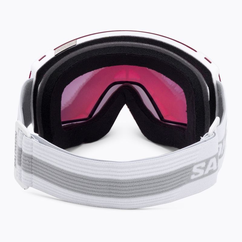 Gogle narciarskie Salomon Radium white/sigma poppy red 3
