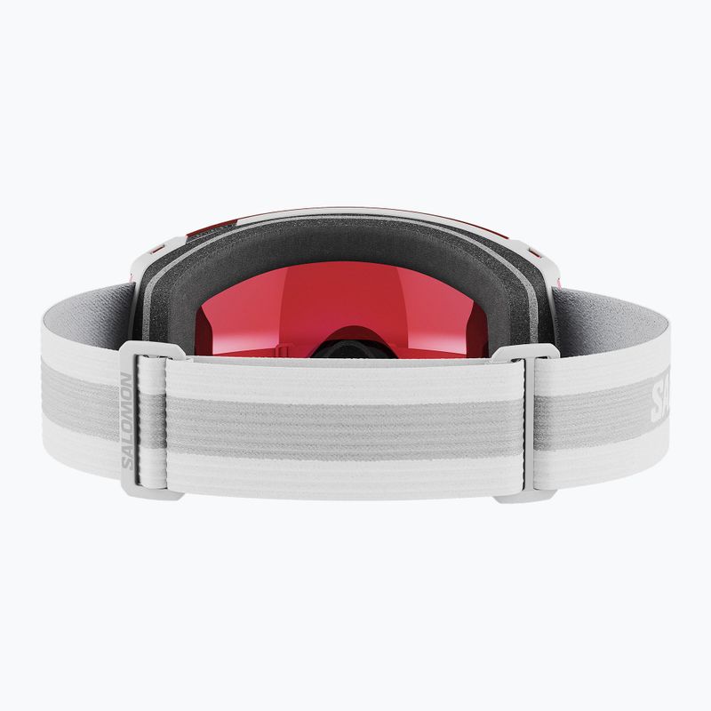 Gogle narciarskie Salomon Radium white/sigma poppy red 10