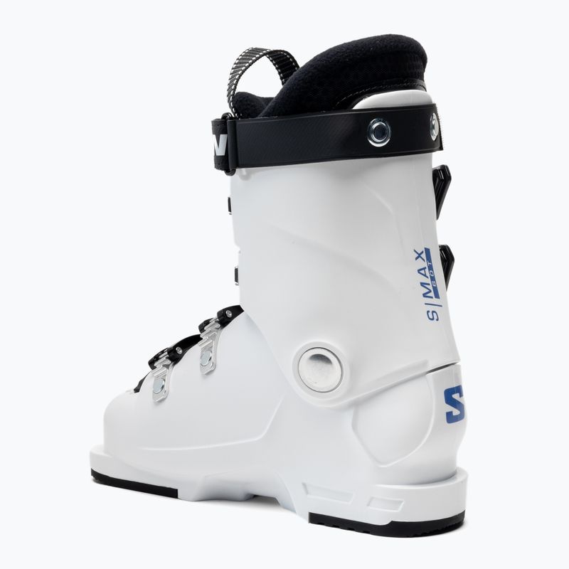 Buty narciarskie dziecięce Salomon S/Max 60T L Jr white/race blue/process blue 2